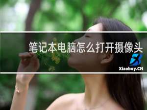 笔记本电脑怎么打开摄像头