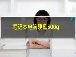 笔记本电脑硬盘500g什么意思