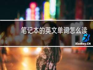 笔记本的英文单词怎么读