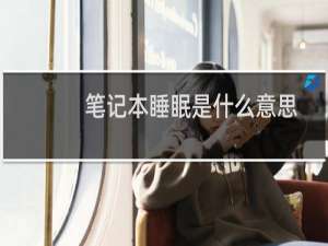 笔记本睡眠是什么意思