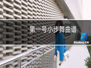 第一号小步舞曲谱