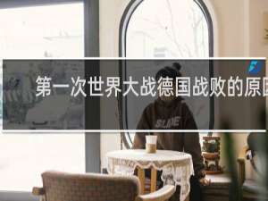 第一次世界大战德国战败的原因