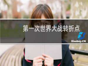 第一次世界大战转折点