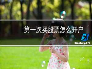 第一次买股票怎么开户