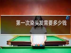 第一次染头发需要多少钱