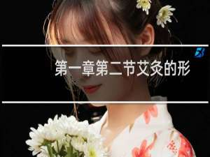 第一章第二节艾灸的形成与发展