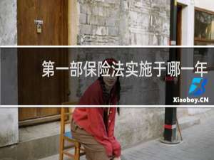 第一部保险法实施于哪一年