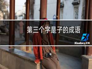 第三个字是子的成语