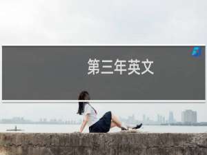 第三年英文
