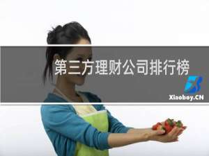 第三方理财公司排行榜