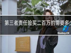 第三者责任险买二百万的需要多少钱