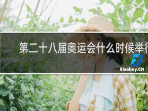 第二十八届奥运会什么时候举行