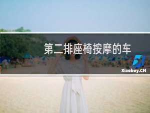 第二排座椅按摩的车