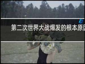 第二次世界大战爆发的根本原因