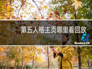 第五人格主页哪里看回放