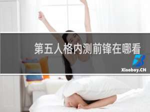 第五人格内测前锋在哪看