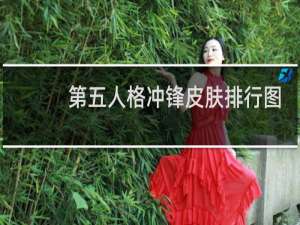 第五人格冲锋皮肤排行图