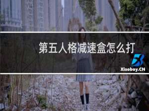 第五人格减速盒怎么打