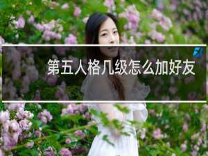 第五人格几级怎么加好友