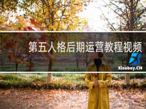 第五人格后期运营教程视频