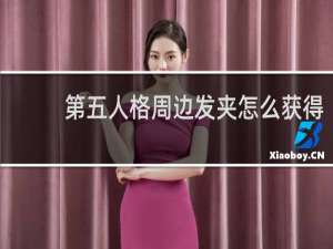 第五人格周边发夹怎么获得