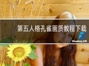 第五人格孔雀画质教程下载