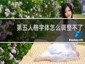 第五人格字体怎么调整不了