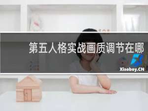 第五人格实战画质调节在哪