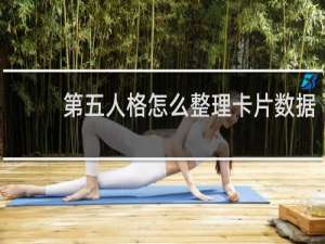 第五人格怎么整理卡片数据