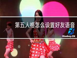 第五人格怎么设置好友语音