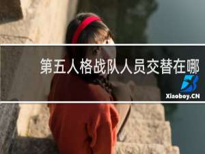 第五人格战队人员交替在哪