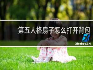 第五人格扇子怎么打开背包