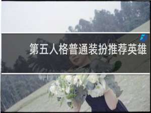 第五人格普通装扮推荐英雄