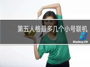 第五人格最多几个小号联机