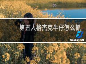 第五人格杰克牛仔怎么抓