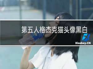 第五人格杰克猫头像黑白