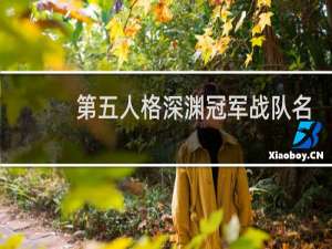 第五人格深渊冠军战队名