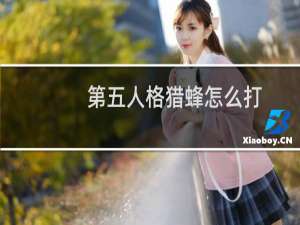 第五人格猎蜂怎么打