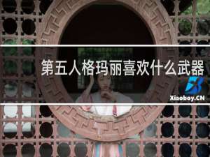 第五人格玛丽喜欢什么武器