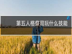 第五人格祭司玩什么技能