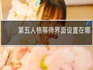 第五人格等待界面设置在哪