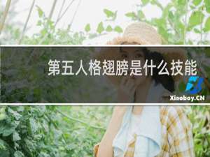第五人格翅膀是什么技能