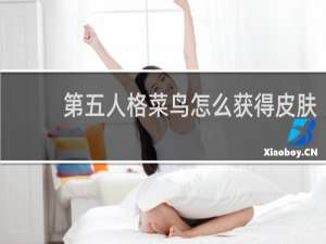 第五人格菜鸟怎么获得皮肤