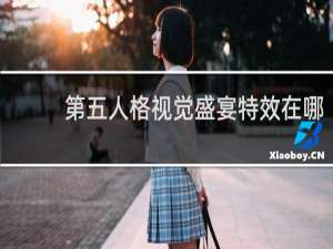 第五人格视觉盛宴特效在哪