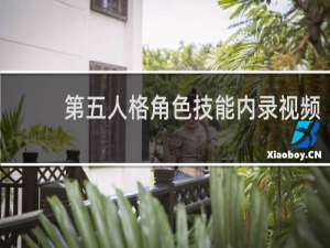 第五人格角色技能内录视频