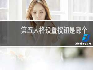 第五人格设置按钮是哪个