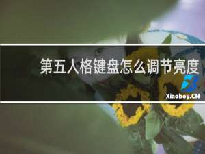 第五人格键盘怎么调节亮度