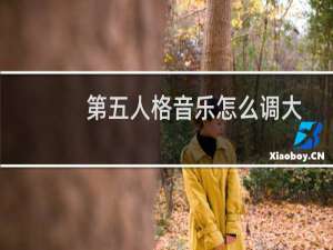 第五人格音乐怎么调大