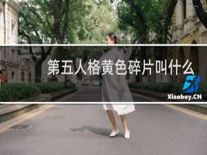 第五人格黄色碎片叫什么