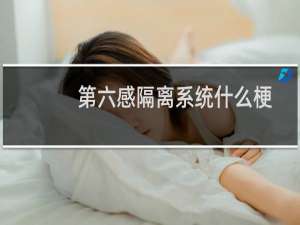 第六感隔离系统什么梗